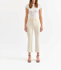 DAZE Shy Girl Raw Cut Flare Bootcut Pants - women's pants - view 4