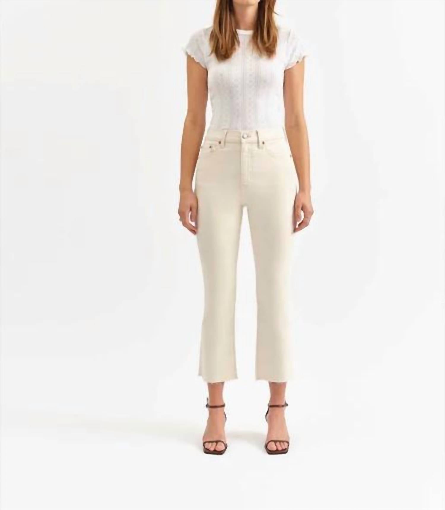 DAZE Shy Girl Raw Cut Flare Bootcut Pants - women's pants - view 4
