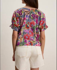 Velvet By Graham & Spencer - Delilah Printed Voile Top