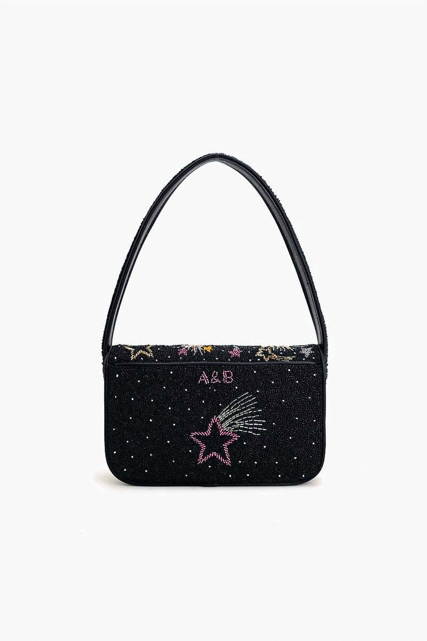 America & Beyond - Women's Celestial Spark Embellished Shoulder Bag