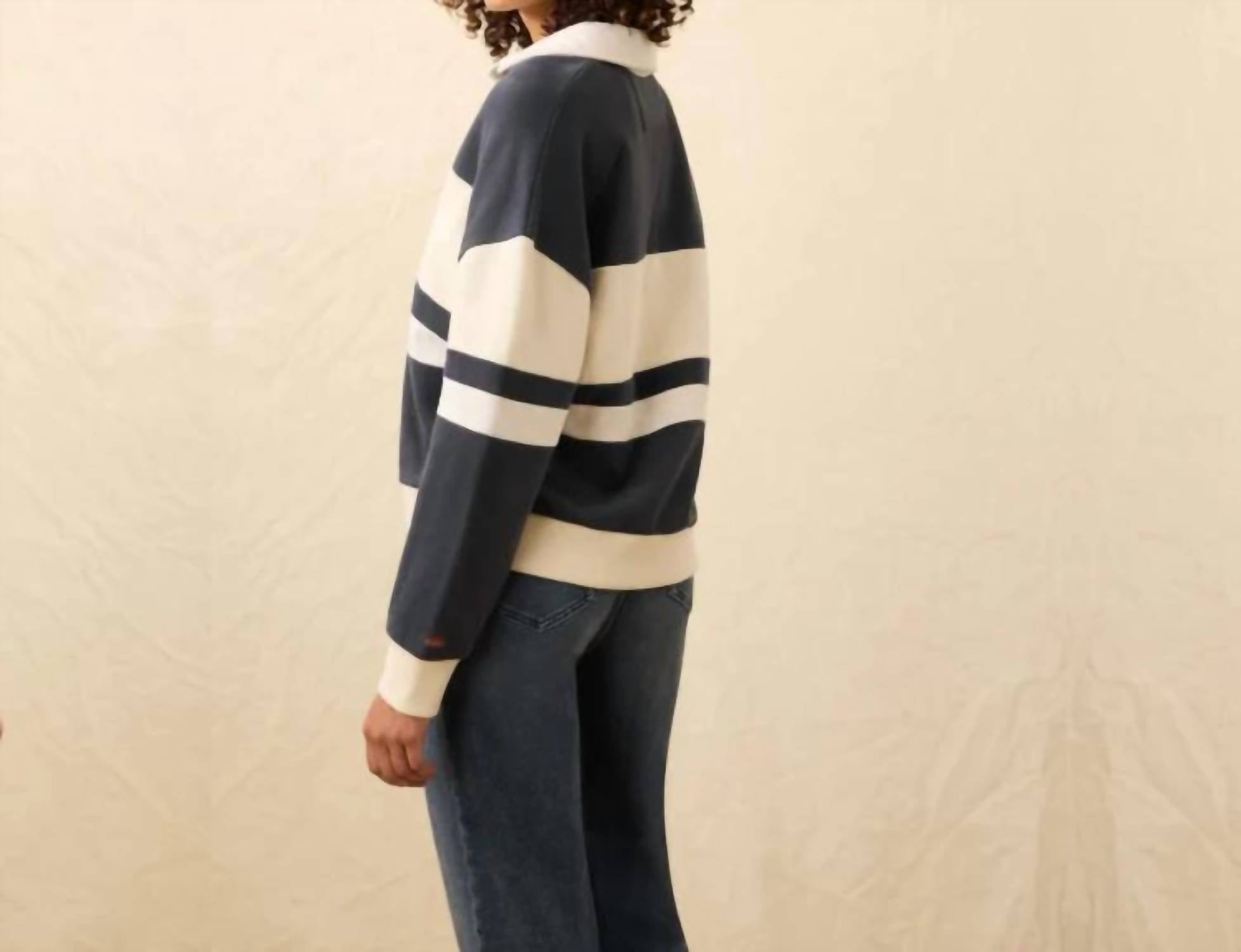 Faherty - High Standard Fleece Rugby Sweatshirt