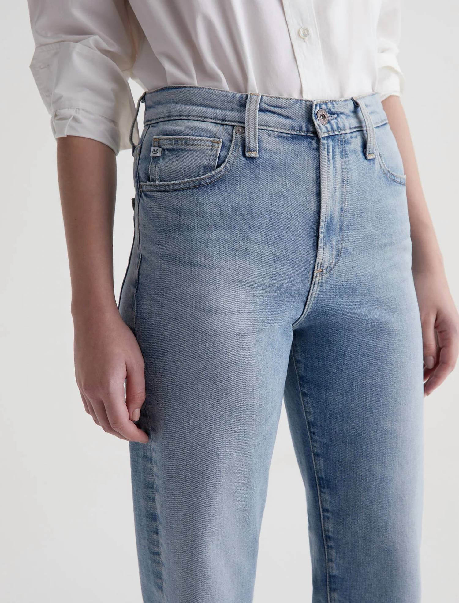 Ag Jeans - Rian High-rise Straight Jeans