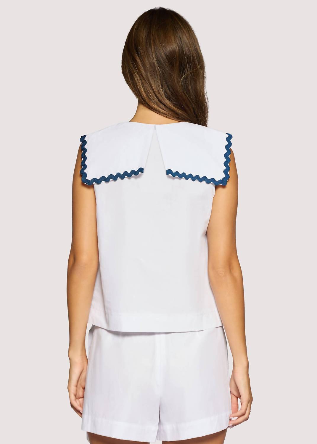 Lost + Wander - Luciana Shallow Tailed Collar Top