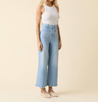 Le Jean - Virginia Wide Leg Ankle Jeans
