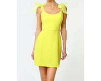 Adelyn Rae - Gia Ribbon Strap Mini Dress
