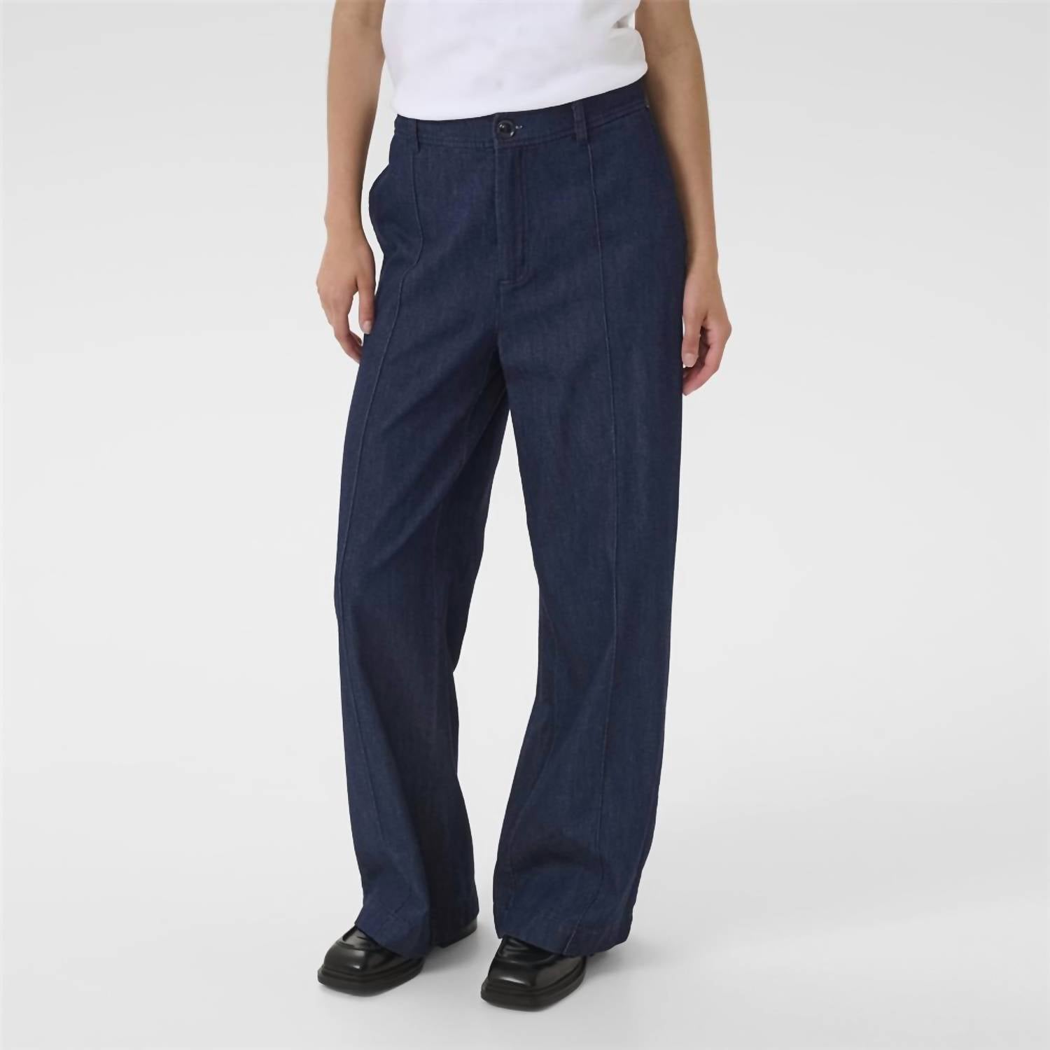 Part Two Sarana Jeans in rise blue denim - women's jeans