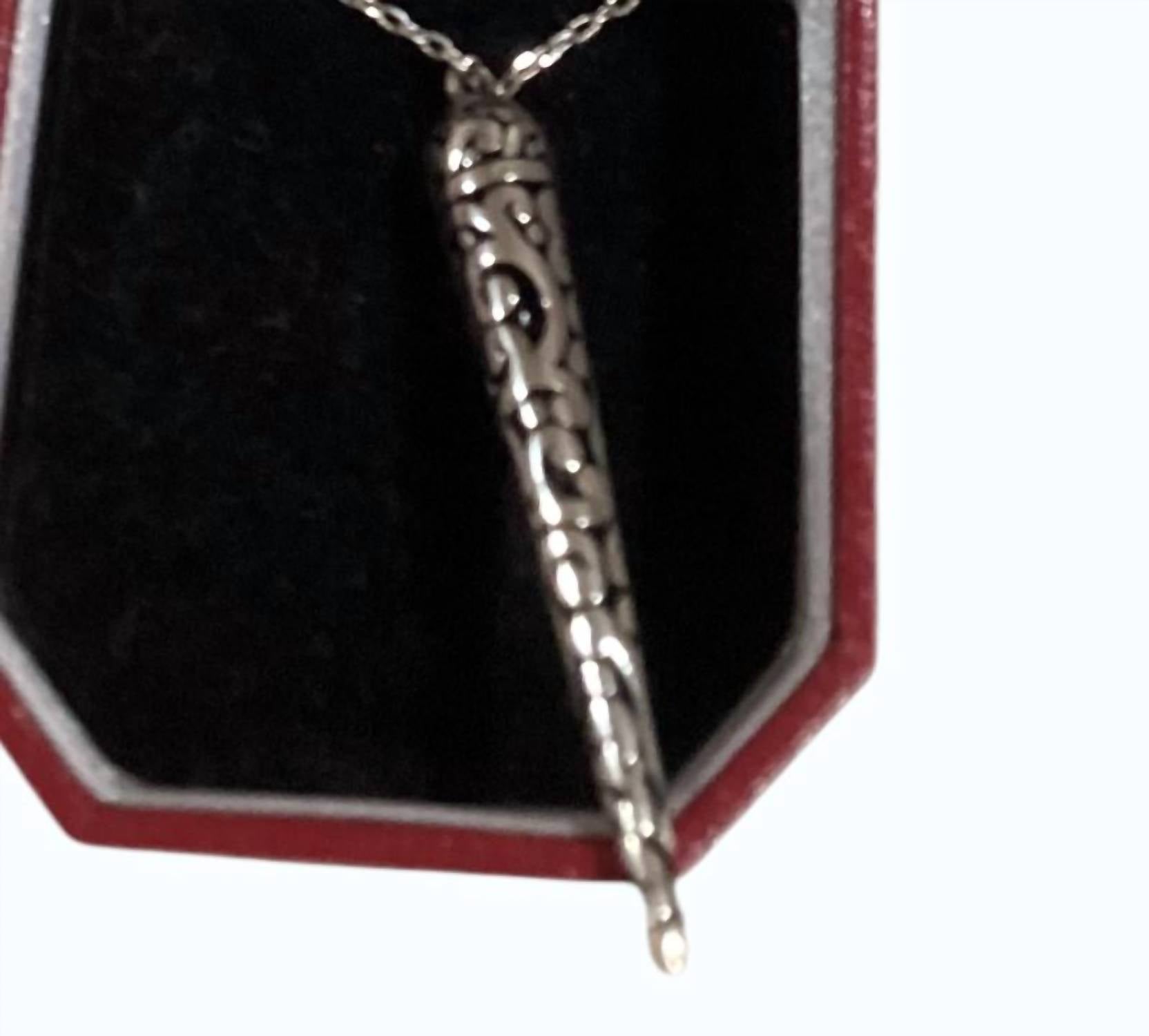 Brighton Women's Astrid Necklace in silver - women's jewelry - detail view