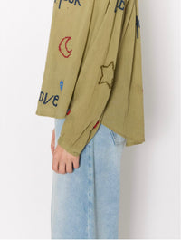 Berenice - Women's Cassandra Lucky Embroidered Blouse