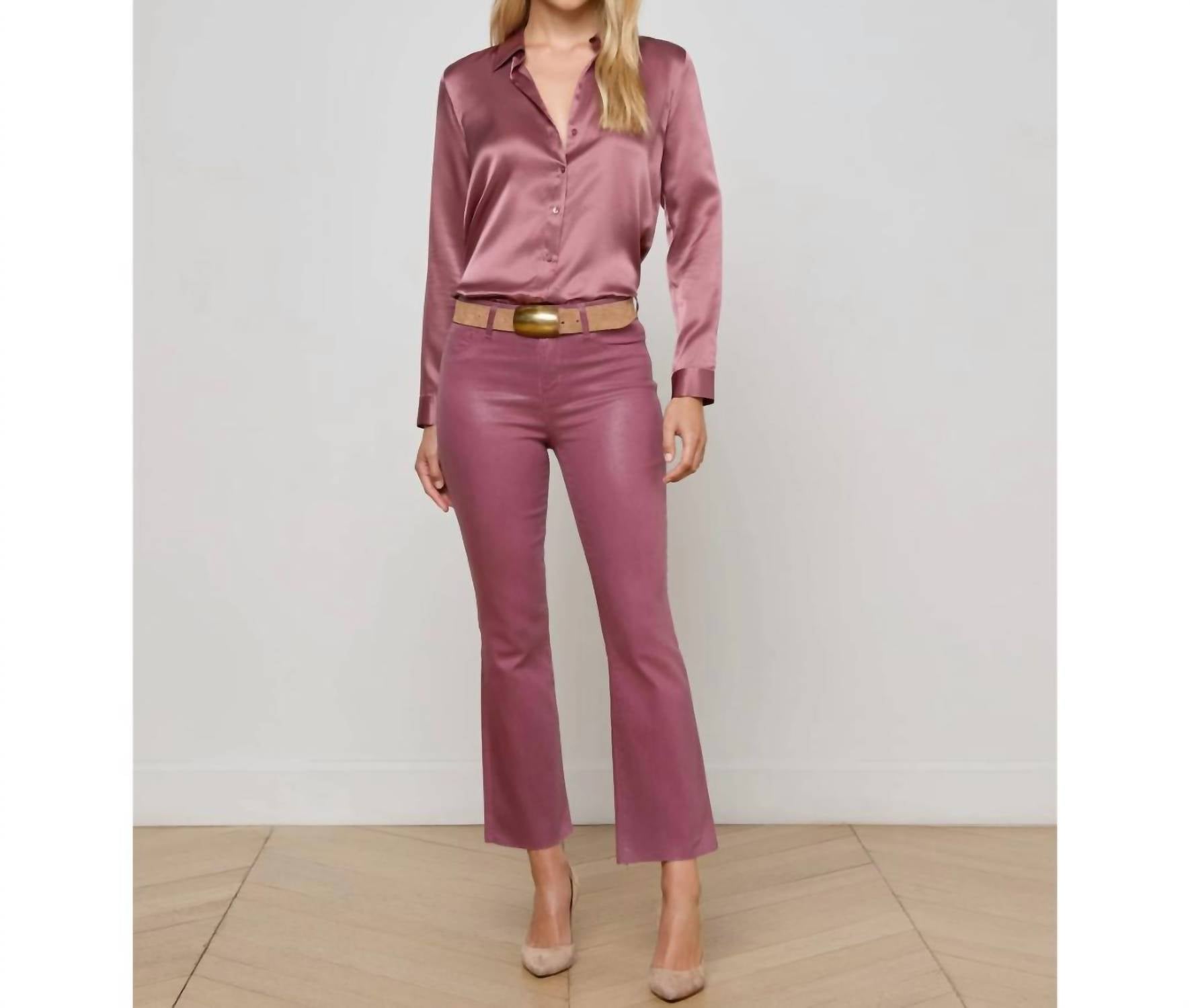 L'Agence - Kendra High Rise Crop Flare Jean