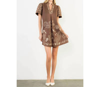 Thml - Short Sleeve Embroidered Detail Dress