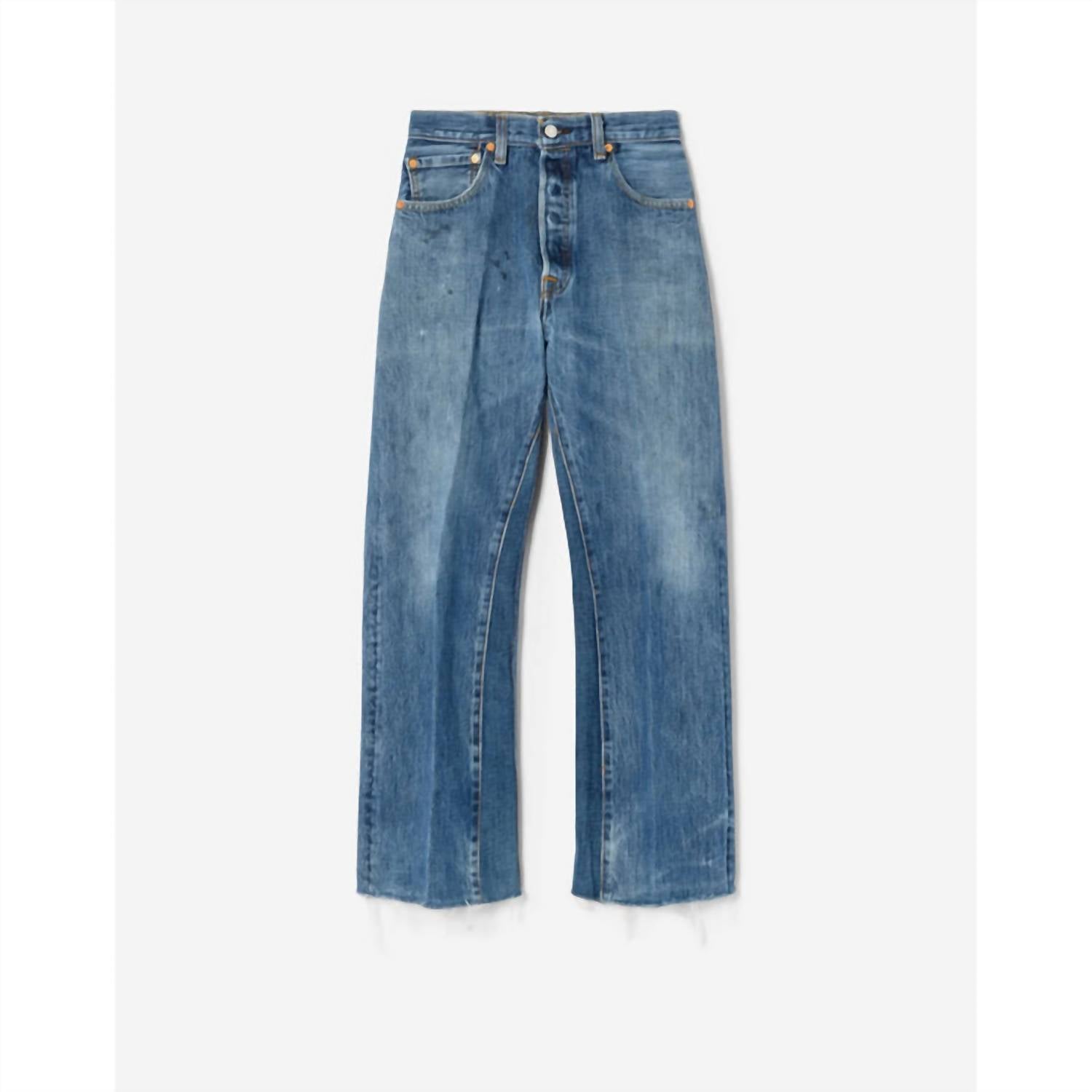 Re/Done - High Rise Wide Leg Crop Jeans