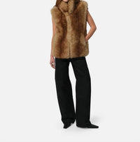Apparis - Laila Sleeveless Mink Vest