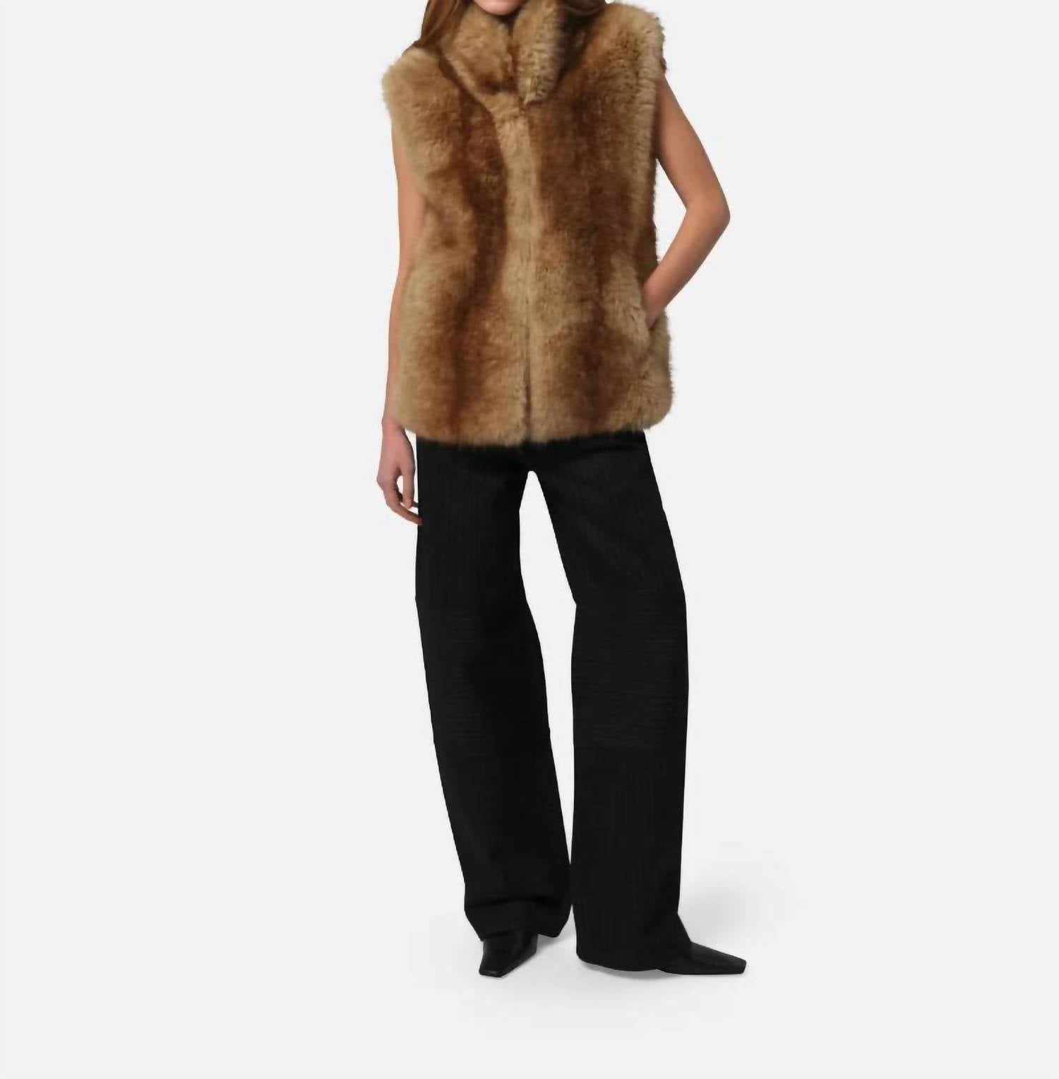 Apparis - Laila Sleeveless Mink Vest