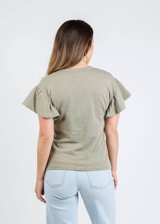 Nation Ltd - Women's Camille Ruffle Sleeve Top