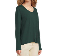 Elliott Lauren - Long Sleeve V-neck Knit Top