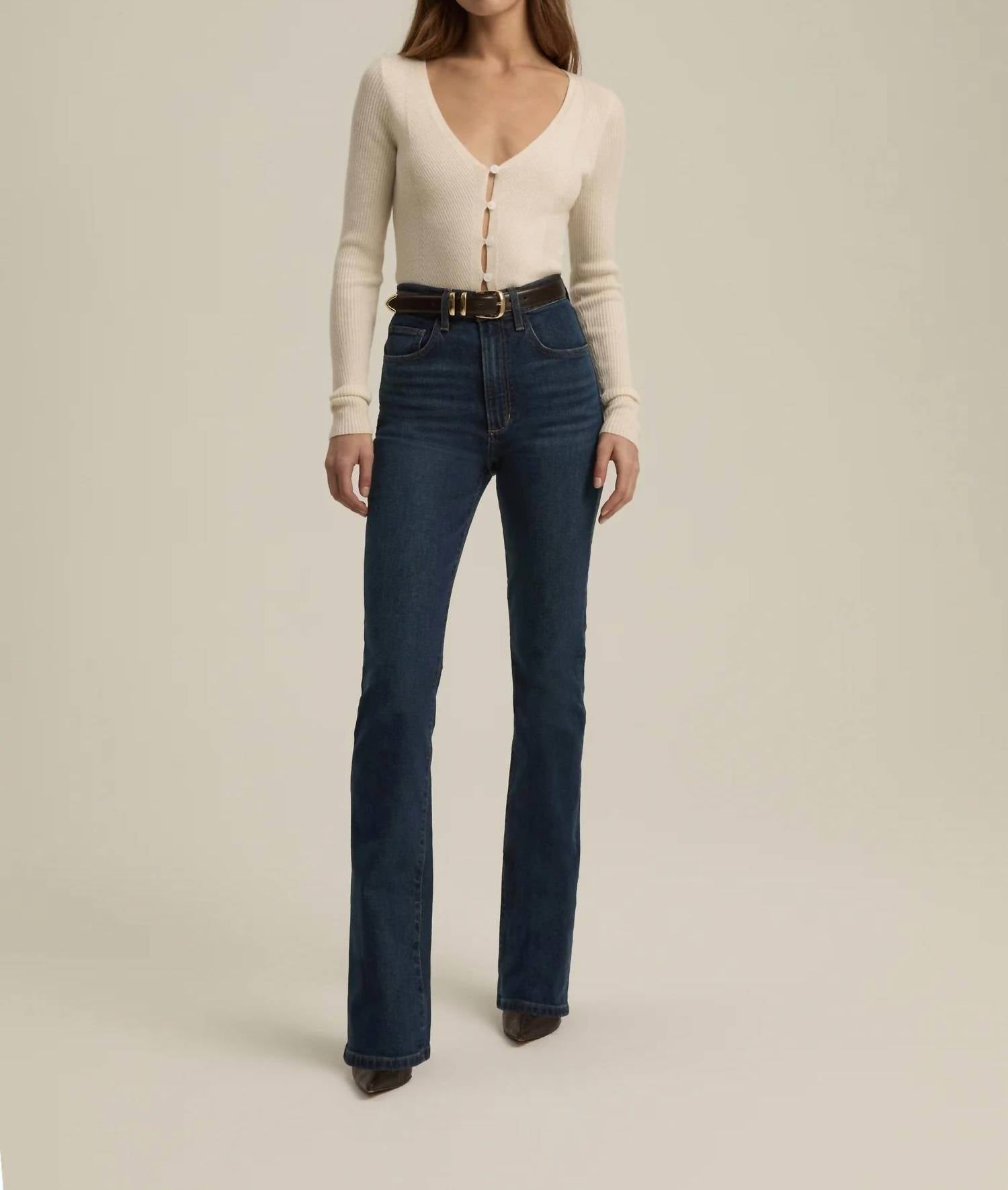Favorite Daughter - Valentina Super High Rise Boot Cut Jeans