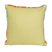Creative Co-Op - Vibrant Square Tufted Floral Throw Pillow