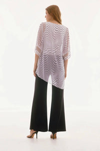 Joseph Ribkoff - Cowl Neck Layered Top