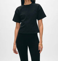 White + Warren - Superfine Organic Cotton Waisted T Shirt