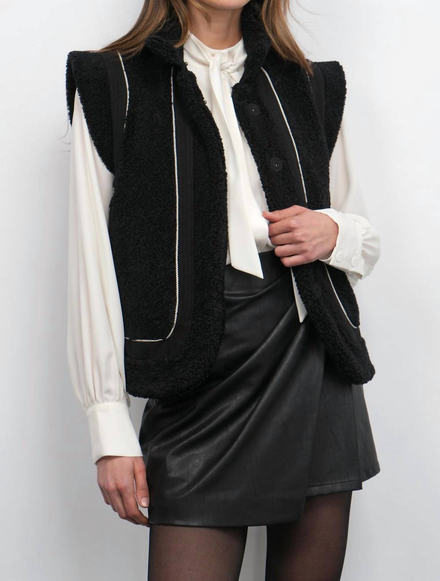 Greylin - Rory Shearling Vest