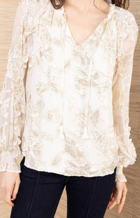 Hale Bob - Robin Lurex Chiffon Top