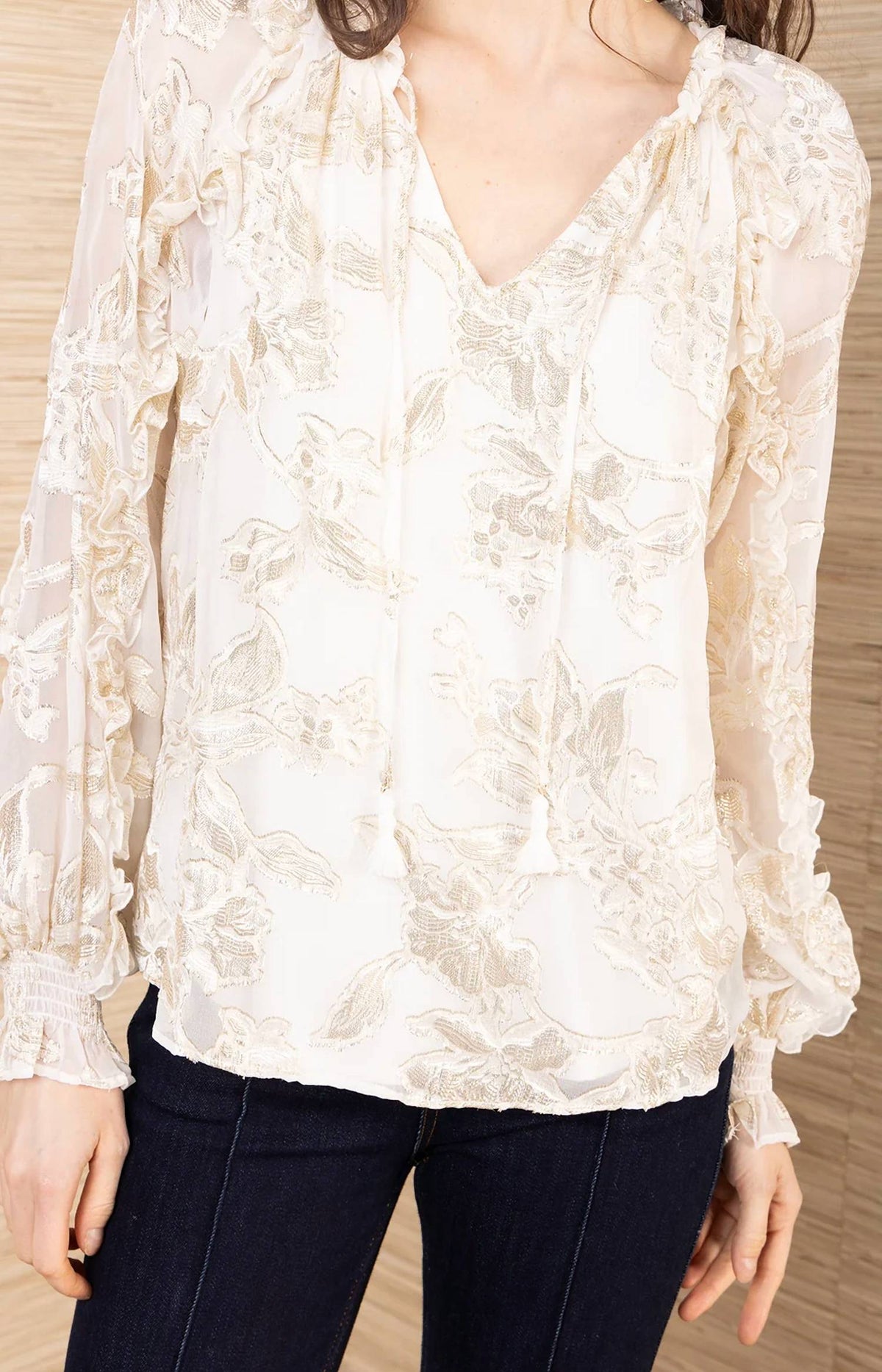 Hale Bob - Robin Lurex Chiffon Top