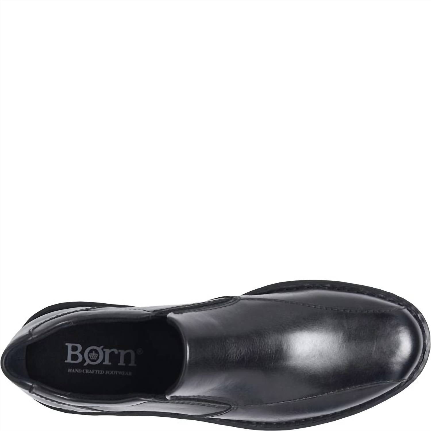 Born Men's Laken Slip On in black - men's loafer - view 4