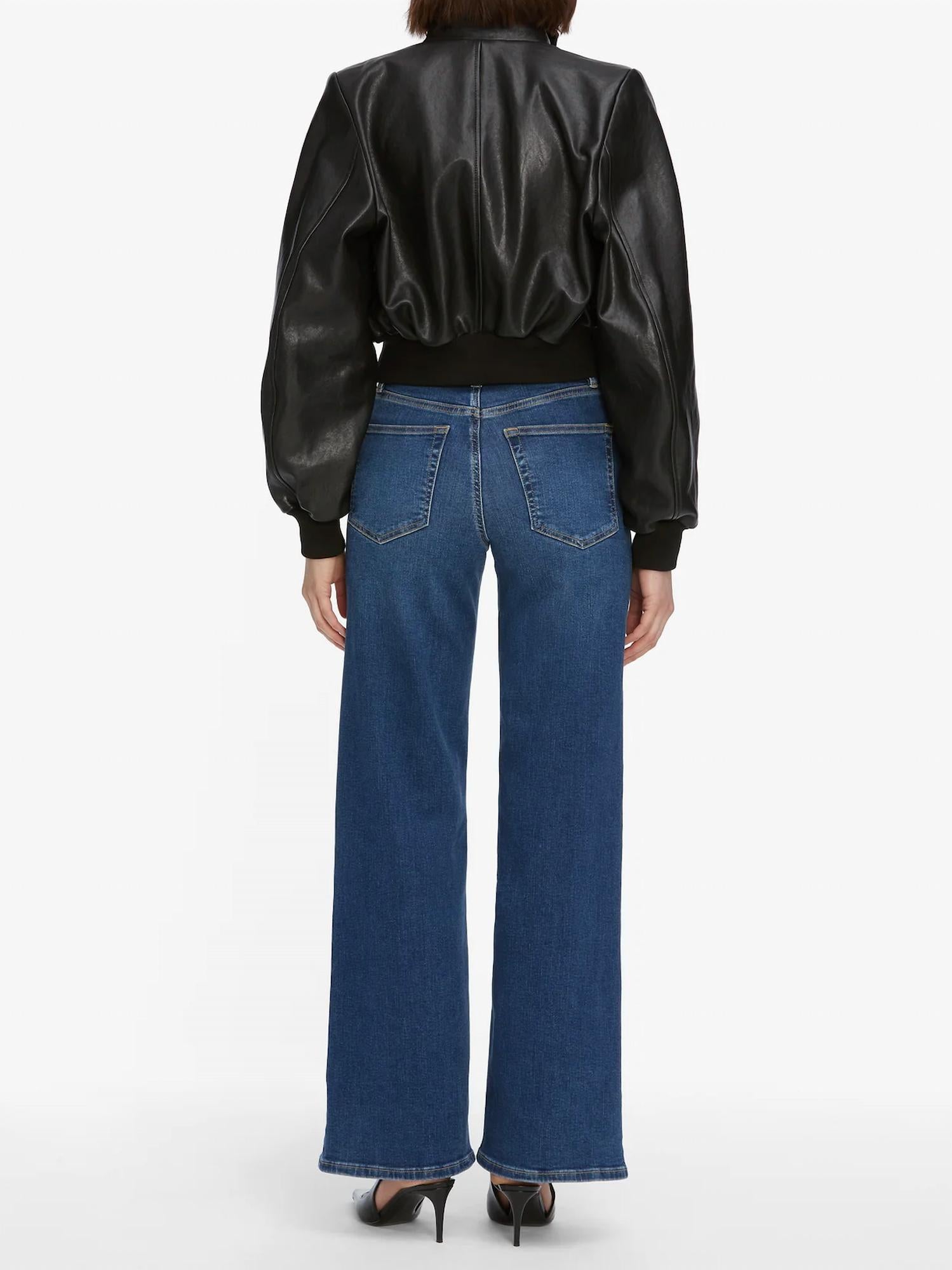 FRAME Low Rise Le Slim Palazzo Jean in femma - women's jeans - alternate view