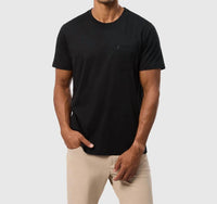 Psycho Bunny Bonnie Regular Fit Pocket Tee in black - men's t-shirt