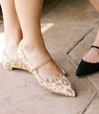 Arteana - Women's Genova Leopard Mary Jane Flats
