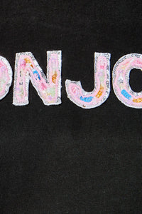 Endless Rose - Bonjour Sequins Embroidered Patch Top