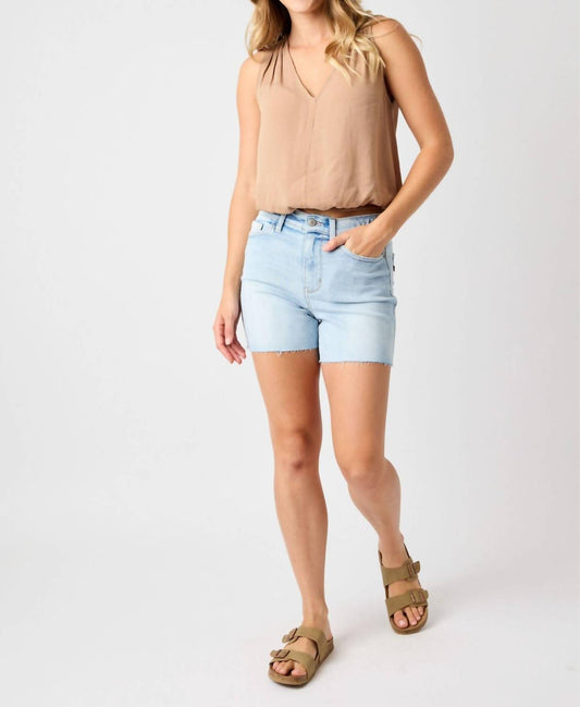 Judy Blue - High Waist Shorts With Destroy At Back