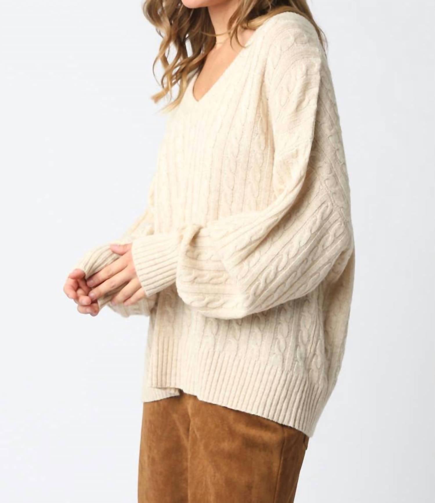 Olivaceous - Dulce Knit Top