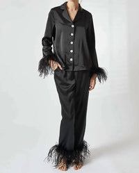 Plume - Feather Cuffs Pajamas