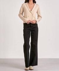 Elan - Sweater Jacket With Lapel