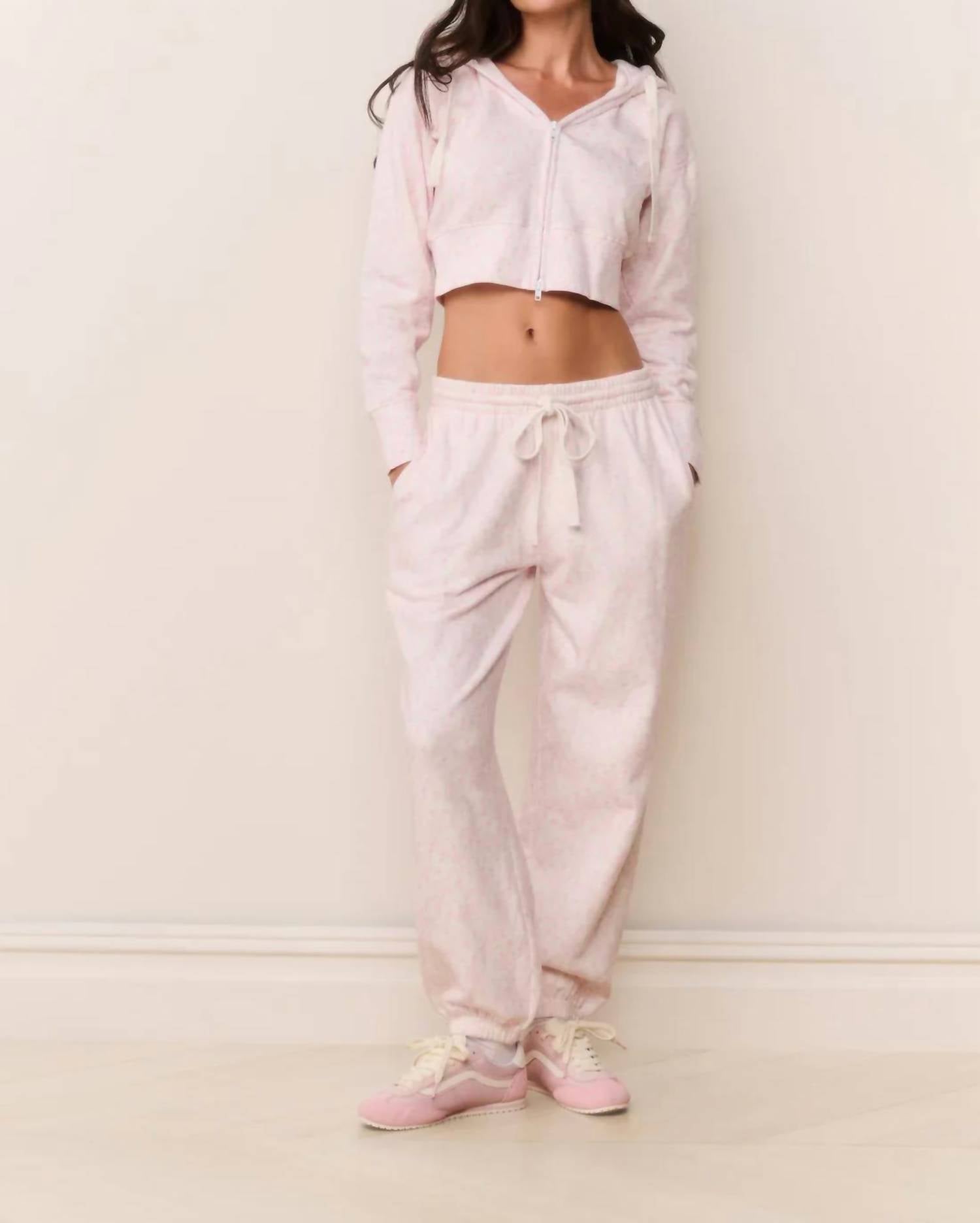 Loveshackfancy - Lillia Chantilly Bow Print Sweatpants