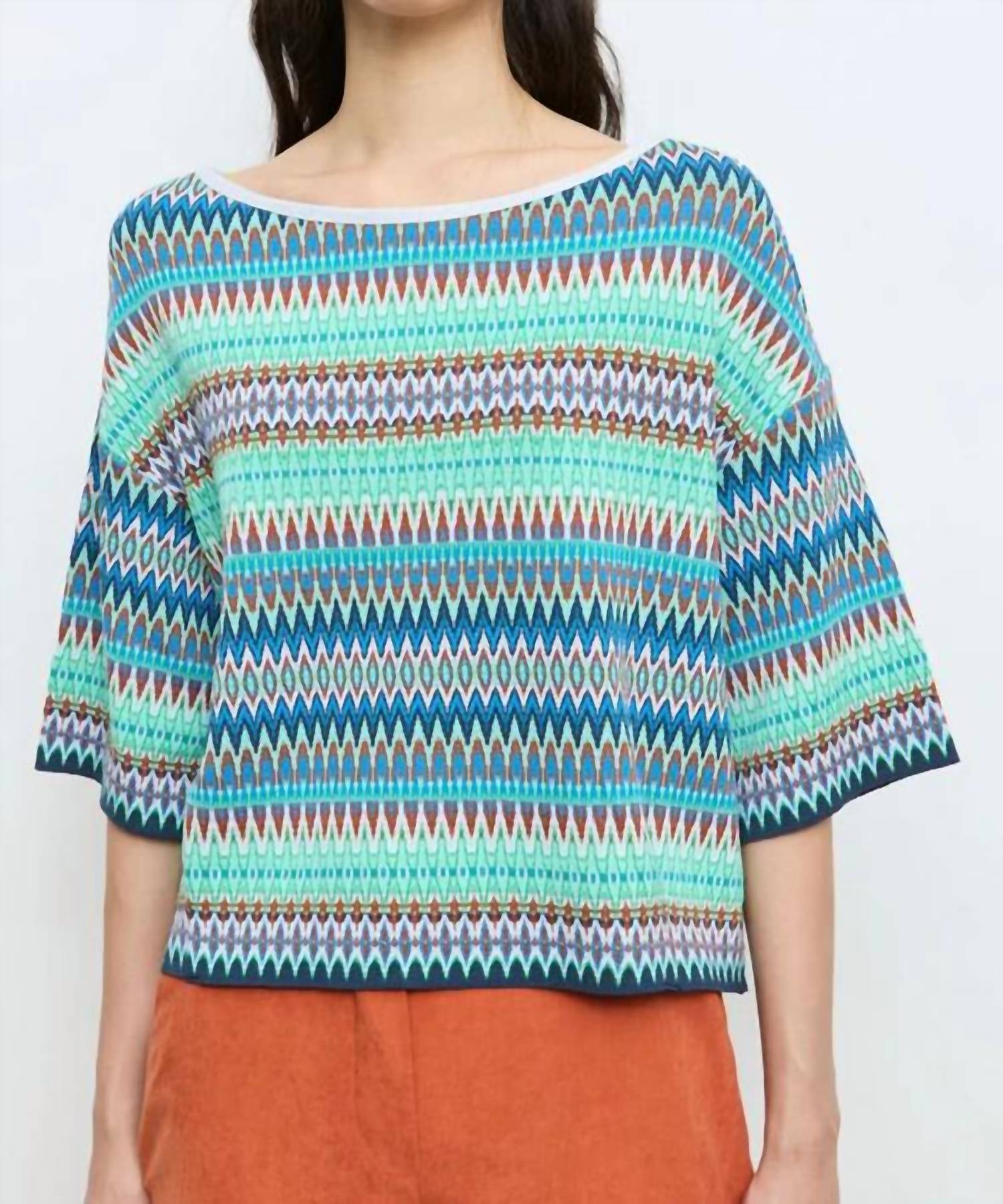 Aldo Martins - Brittany Zigzag Top
