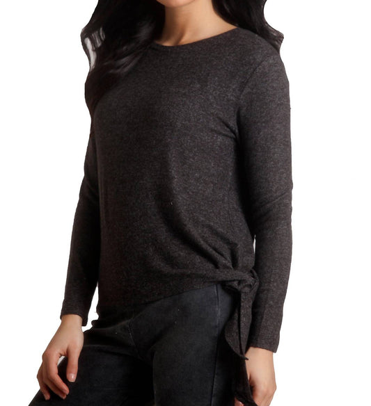 Ellie Side Tie Kashmira Sweater