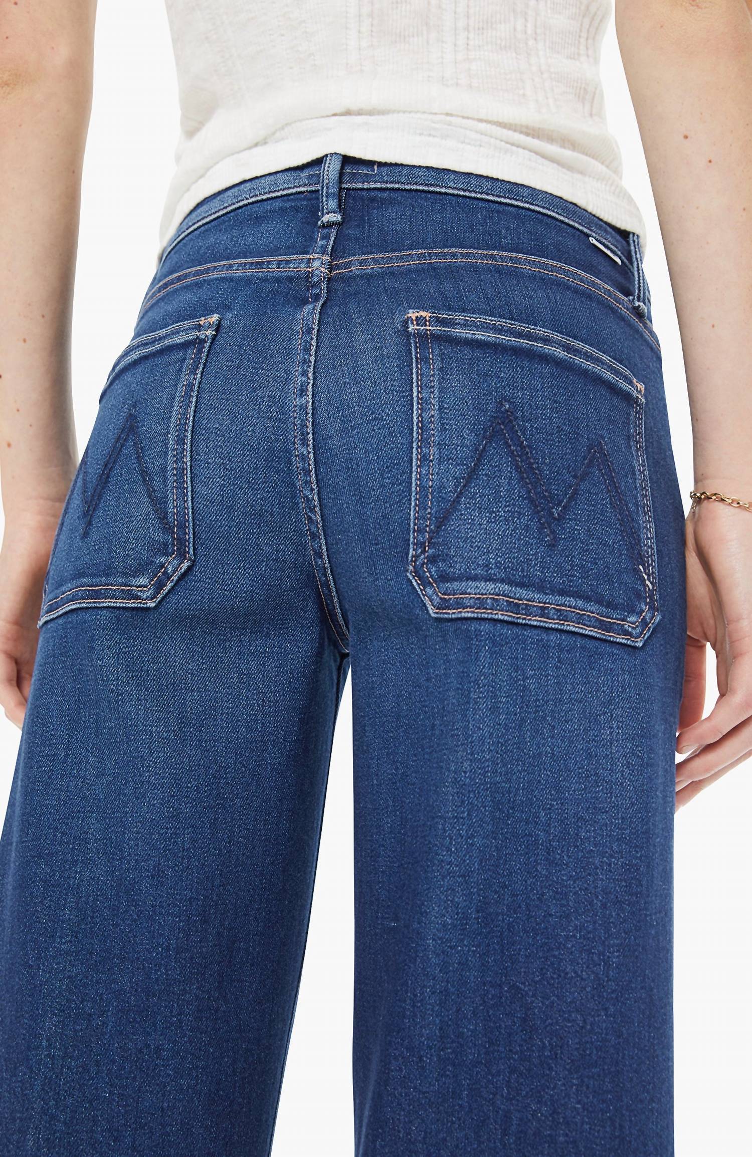 Mother - Patch Pocket Mid Rise Maven Ankle Jeans