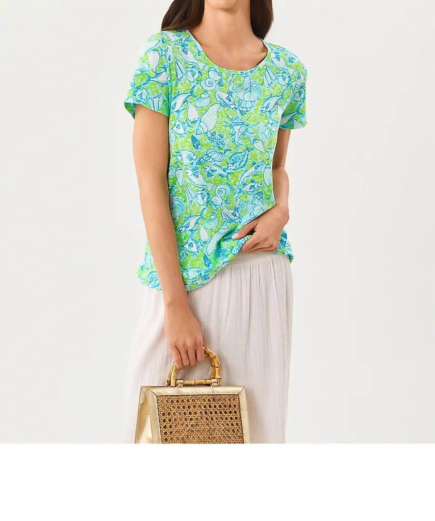 Lilly Pulitzer - Etta Scoopneck Top