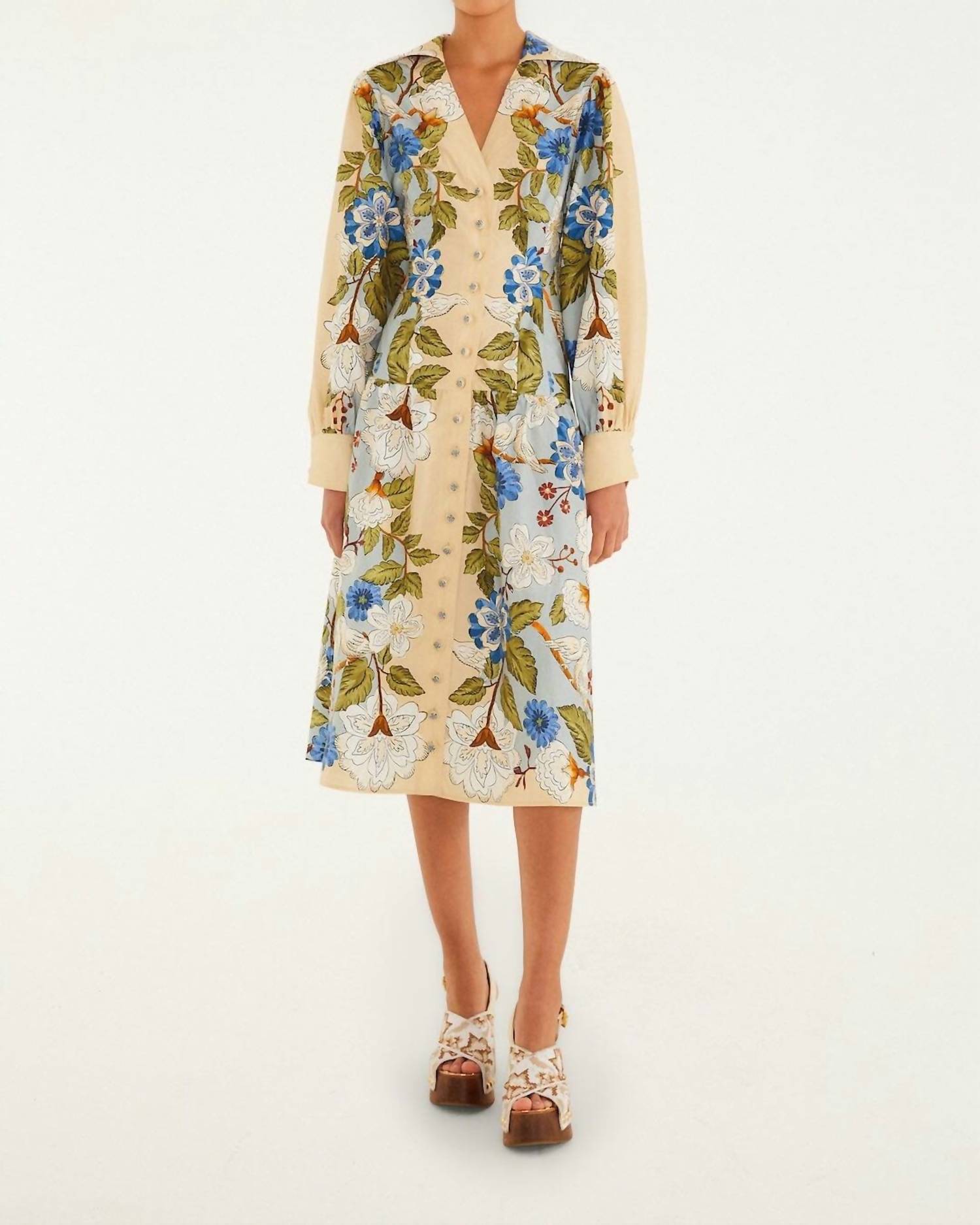 Farm Rio - Garden Scarf Midi Dress