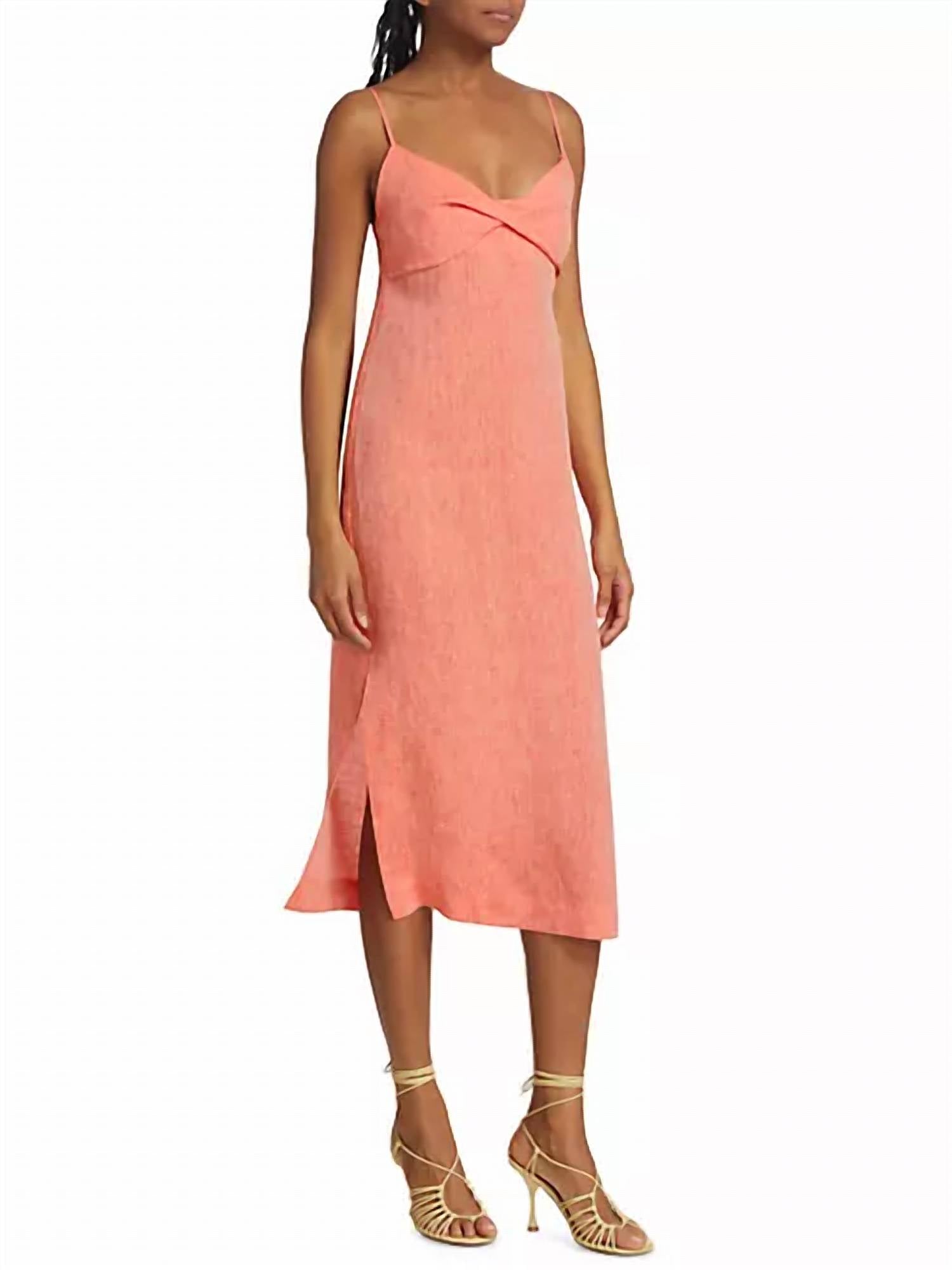 Matthew Bruch - Twist Slip Midi Dress
