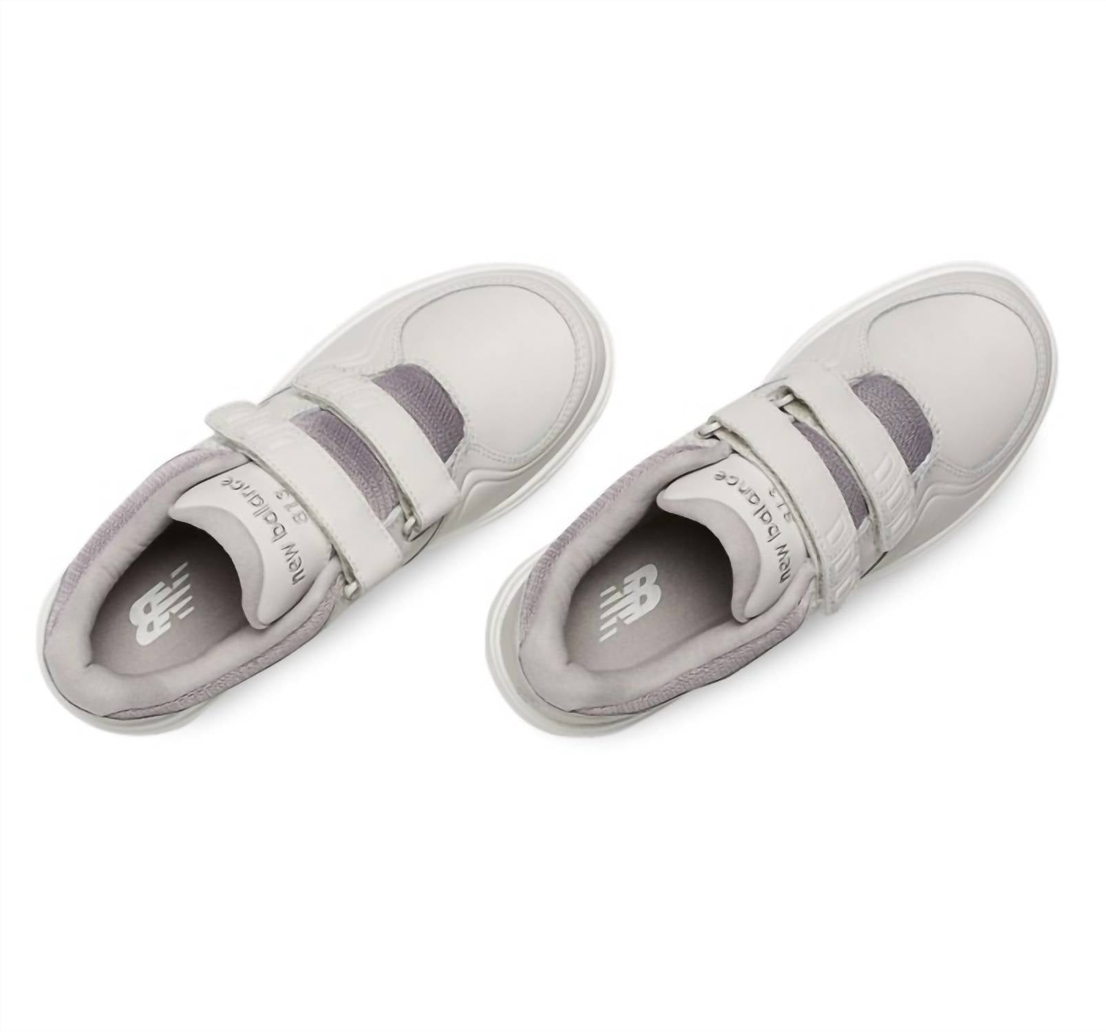 New Balance Women's 813 Athletic Walking Shoes in velcro gray - women's shoe - detail view