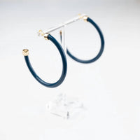 Hoo Hoops - Women's Acrylic Hoop Earrings