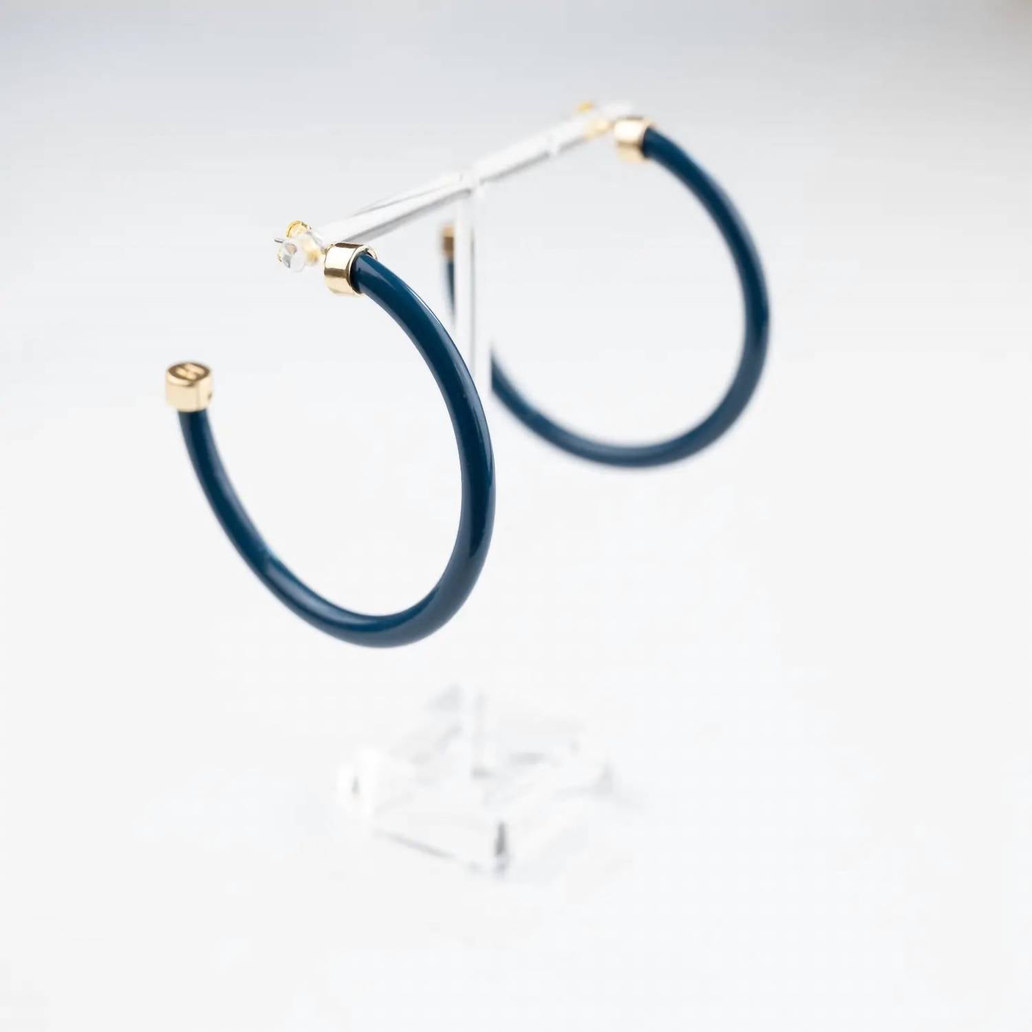 Hoo Hoops - Women's Acrylic Hoop Earrings