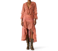 STEVE MADDEN Montana Knit Top in canyon rose - women's blouse