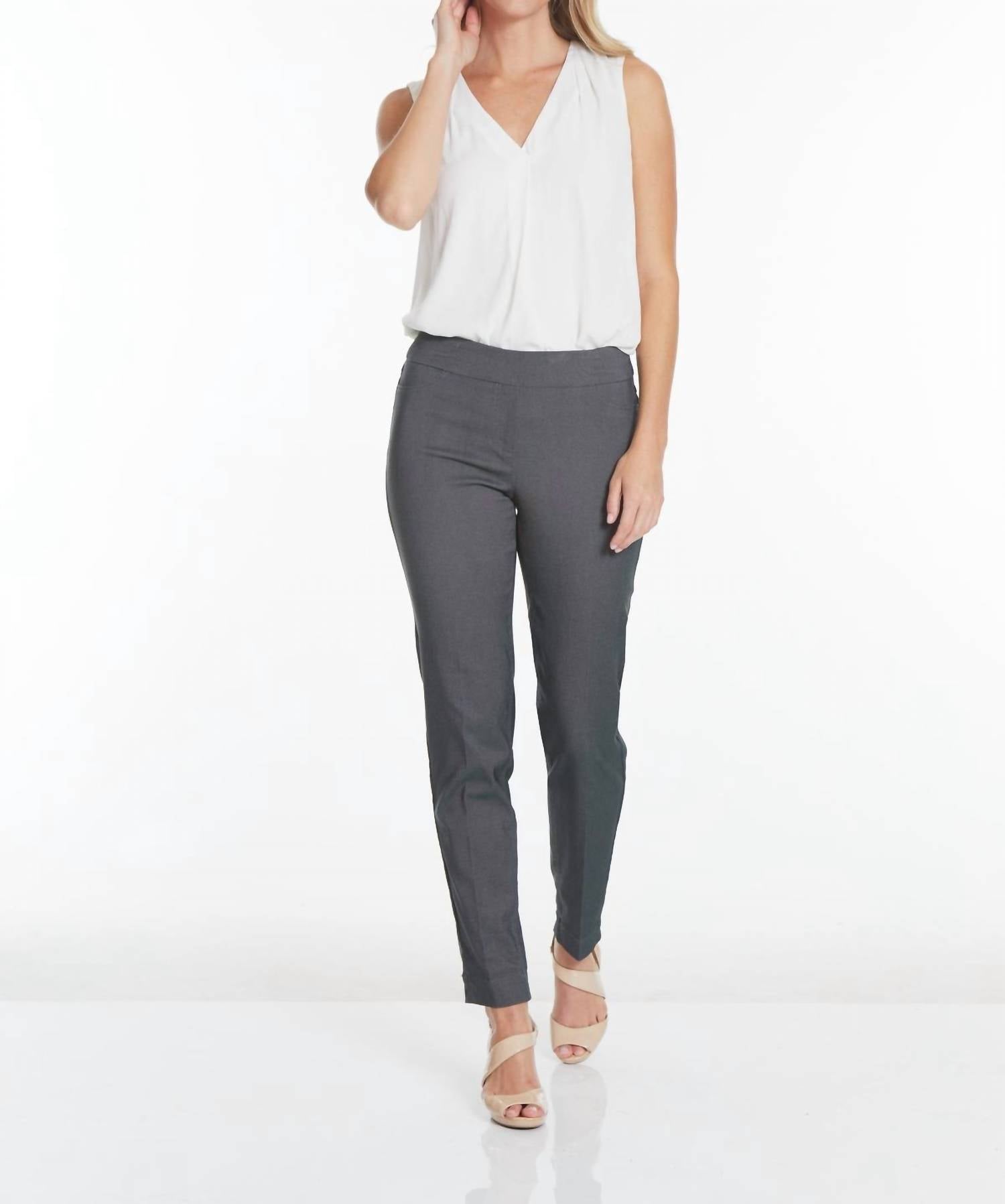 Slimsation By Multiples - Pull-on Narrow Leg Pants