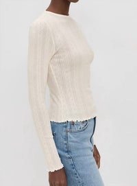 Daze - Pointelle Tee