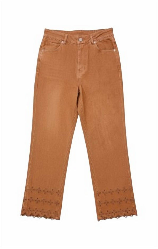 Entro - Women's All We Want Eyelet Trim Pants