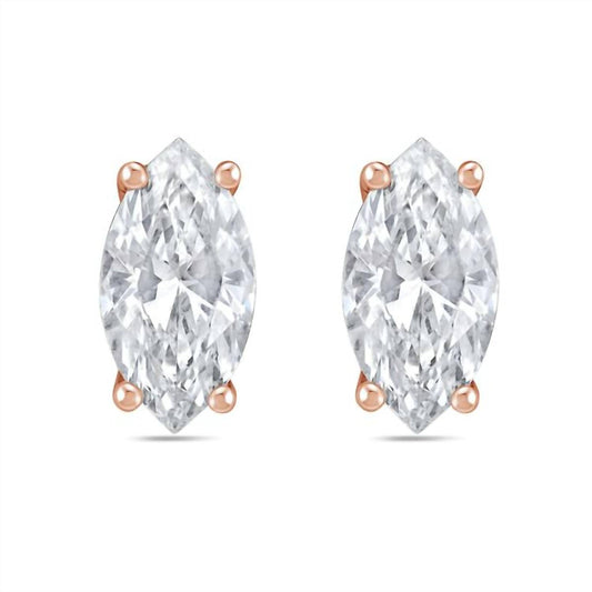 Diana M Jewels - Women's Lab Grown Diamond Marquise Studs Earrings